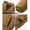 imageMAGCOMSEN Mens Down Jacket Winter Warm Thicken Puffer Coats Water Resistant Windproof Casual Insulated JacketBrown