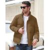 imageMAGCOMSEN Mens Down Jacket Winter Warm Thicken Puffer Coats Water Resistant Windproof Casual Insulated JacketBrown