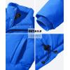 imageMAGCOMSEN Mens Down Jacket Winter Warm Thicken Puffer Coats Water Resistant Windproof Casual Insulated JacketColor Blue