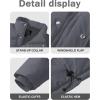 imageMAGCOMSEN Mens Down Jacket Winter Warm Thicken Puffer Coats Water Resistant Windproof Casual Insulated JacketDark Grey