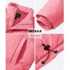 imageMAGCOMSEN Mens Down Jacket Winter Warm Thicken Puffer Coats Water Resistant Windproof Casual Insulated JacketGrey Pink