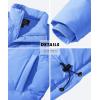 imageMAGCOMSEN Mens Down Jacket Winter Warm Thicken Puffer Coats Water Resistant Windproof Casual Insulated JacketLight Blue
