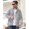 imageMAGCOMSEN Mens Down Jacket Winter Warm Thicken Puffer Coats Water Resistant Windproof Casual Insulated JacketLight Grey