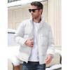 imageMAGCOMSEN Mens Down Jacket Winter Warm Thicken Puffer Coats Water Resistant Windproof Casual Insulated JacketWhite
