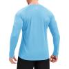 imageMAGCOMSEN Mens Long Sleeve Shirts UPF 50 Sun Protection UV Shirt Dry Fit TShirts for Hiking Running AthleticBlue
