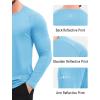 imageMAGCOMSEN Mens Long Sleeve Shirts UPF 50 Sun Protection UV Shirt Dry Fit TShirts for Hiking Running AthleticBlue