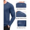 imageMAGCOMSEN Mens Long Sleeve Shirts UPF 50 Sun Protection UV Shirt Dry Fit TShirts for Hiking Running AthleticBluegrey