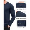 imageMAGCOMSEN Mens Long Sleeve Shirts UPF 50 Sun Protection UV Shirt Dry Fit TShirts for Hiking Running AthleticNavy