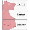 imageMAGCOMSEN Mens Workout Tank Tops Undershirt Cotton Muscle Athletic Sleeveless Shirts for GymPink