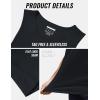 imageMAGCOMSEN Black Tank Top Men Workout Tank Tops Moisture Wicking Bodybuilding Cut Off Shirt Cotton Casual Tanks for Summer Black XL