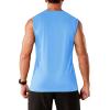 imageMAGCOMSEN Mens Tank Tops Workout Gym Sleeveless Shirts Moisture Wicking Breathable Muscle Shirt Casual Summer TanksBlue