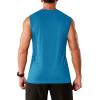 imageMAGCOMSEN Mens Tank Tops Workout Gym Sleeveless Shirts Moisture Wicking Breathable Muscle Shirt Casual Summer TanksBlue Green