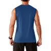 imageMAGCOMSEN Mens Tank Tops Workout Gym Sleeveless Shirts Moisture Wicking Breathable Muscle Shirt Casual Summer TanksBlue Grey