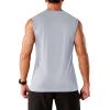 imageMAGCOMSEN Mens Tank Tops Workout Gym Sleeveless Shirts Moisture Wicking Breathable Muscle Shirt Casual Summer TanksLight Grey