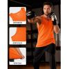 imageMAGCOMSEN Mens UPF 50 Tank Top Quick Dry Summer Workout Muscle Sleeveless Shirts for Swim Beach Bodybuilding06orange