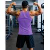 imageMAGCOMSEN Mens UPF 50 Tank Top Quick Dry Summer Workout Muscle Sleeveless Shirts for Swim Beach Bodybuilding08light Purple