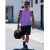 imageMAGCOMSEN Mens UPF 50 Tank Top Quick Dry Summer Workout Muscle Sleeveless Shirts for Swim Beach Bodybuilding08light Purple