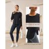 imageMAGCOMSEN Womens Sun Shirts SPF Long Sleeve Workout Tops Athletic UV Protection UPF 80 Quick Dry T ShirtBlack