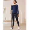 imageMAGCOMSEN Womens Sun Shirts SPF Long Sleeve Workout Tops Athletic UV Protection UPF 80 Quick Dry T ShirtNavy