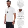 imageMAGCOMSEN Mens Polo Shirts Short Sleeve Dry Fit Golf Shirts Moisture Wicking Performance Athletic Casual Collared ShirtWhite