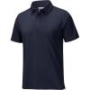 imageMAGCOMSEN Mens Polo Shirts Short Sleeve Dry Fit Golf Shirts Moisture Wicking Performance Athletic Casual Collared ShirtNavy