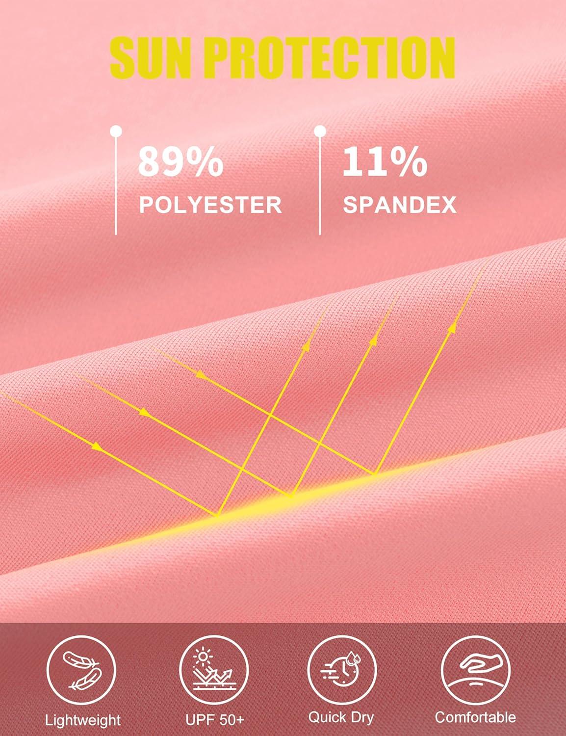 imageMAGCOMSEN Womens Golf Shirts Short Sleeve Polo UPF 50 V Neck Collared Tops Quick Dry Tennis Athletic T ShirtsPink