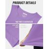 imageMAGCOMSEN Cotton Tank Tops Sleeveless Shirts for Men Athletic Cut Off Shirt Muscle Sleeveless Shirt for Summer Light Purple L