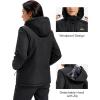 imageMAGCOMSEN Womens Ski Jacket Snow Winter Coat Waterproof Insulated Warm Fleece Thermal Skiing Jacket Windproof RaincoatBlack