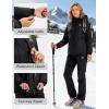 imageMAGCOMSEN Womens Ski Jacket Snow Winter Coat Waterproof Insulated Warm Fleece Thermal Skiing Jacket Windproof RaincoatBlack