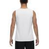 imageMAGCOMSEN Mens Athletic Tank Tops Quick Dry Sleeveless Shirts Summer Beach Tank Tops Gym Workout Fitness Undershirt White XL