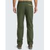 imageMAGCOMSEN Mens Snow Ski Pants Fleece Lined Winter Water Resistant Insulated Work Hiking Snowboard Pants 4 PocketsGreen