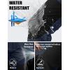 imageMAGCOMSEN Mens Snow Ski Pants Fleece Lined Winter Water Resistant Insulated Work Hiking Snowboard Pants 4 PocketsNavy