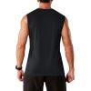 imageMAGCOMSEN Mens Tank Tops UV Protection Shirts Quick Dry Sleeveless Undershirt UPF 50 Running Gym Muscle Shirts Black S