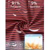 imageMAGCOMSEN Mens Polo Shirts Short Sleeve Striped Golf Polos Dry Fit Casual Collared Shirt Red L
