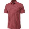 imageMAGCOMSEN Mens Polo Shirts Short Sleeve Striped Golf Polos Dry Fit Casual Collared Shirt Red L