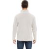 imageMAGCOMSEN Mens Zip Up Sweatshirt Casual Fleece Jacket with Zipper Pockets and Stand CollarBeige