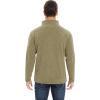 imageMAGCOMSEN Mens Zip Up Sweatshirt Casual Fleece Jacket with Zipper Pockets and Stand CollarBrown