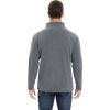 imageMAGCOMSEN Mens Zip Up Sweatshirt Casual Fleece Jacket with Zipper Pockets and Stand CollarDark Grey