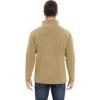 imageMAGCOMSEN Mens Zip Up Sweatshirt Casual Fleece Jacket with Zipper Pockets and Stand CollarKhaki