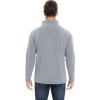 imageMAGCOMSEN Mens Zip Up Sweatshirt Casual Fleece Jacket with Zipper Pockets and Stand CollarLight Grey
