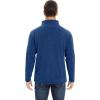 imageMAGCOMSEN Mens Zip Up Sweatshirt Casual Fleece Jacket with Zipper Pockets and Stand CollarMedium Blue
