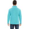 imageMAGCOMSEN Mens Zip Up Sweatshirt Casual Fleece Jacket with Zipper Pockets and Stand CollarWater Blue