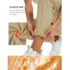 imageMAGCOMSEN Womens Fleece Lined Joggers Waterproof Thermal Winter Sweatpants Insulated Hiking Running Snow Pants PocketsLight Khaki