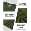 imageMAGCOMSEN Mens Long Sleeve Tee Shirts Lightweight Moisture Wicking Casual Comfort Crewneck Plain Long Sleeve ShirtsArmy Green