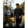 imageMAGCOMSEN Mens Long Sleeve Tee Shirts Lightweight Moisture Wicking Casual Comfort Crewneck Plain Long Sleeve ShirtsBlack
