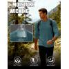 imageMAGCOMSEN Mens Long Sleeve Tee Shirts Lightweight Moisture Wicking Casual Comfort Crewneck Plain Long Sleeve ShirtsDark Teal