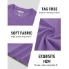 imageMAGCOMSEN Mens Long Sleeve Tee Shirts Lightweight Moisture Wicking Casual Comfort Crewneck Plain Long Sleeve ShirtsLtpurple