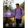 imageMAGCOMSEN Mens Long Sleeve Tee Shirts Lightweight Moisture Wicking Casual Comfort Crewneck Plain Long Sleeve ShirtsLtpurple