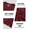 imageMAGCOMSEN Mens Long Sleeve Tee Shirts Lightweight Moisture Wicking Casual Comfort Crewneck Plain Long Sleeve ShirtsWinered