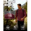 imageMAGCOMSEN Mens Long Sleeve Tee Shirts Lightweight Moisture Wicking Casual Comfort Crewneck Plain Long Sleeve ShirtsWinered